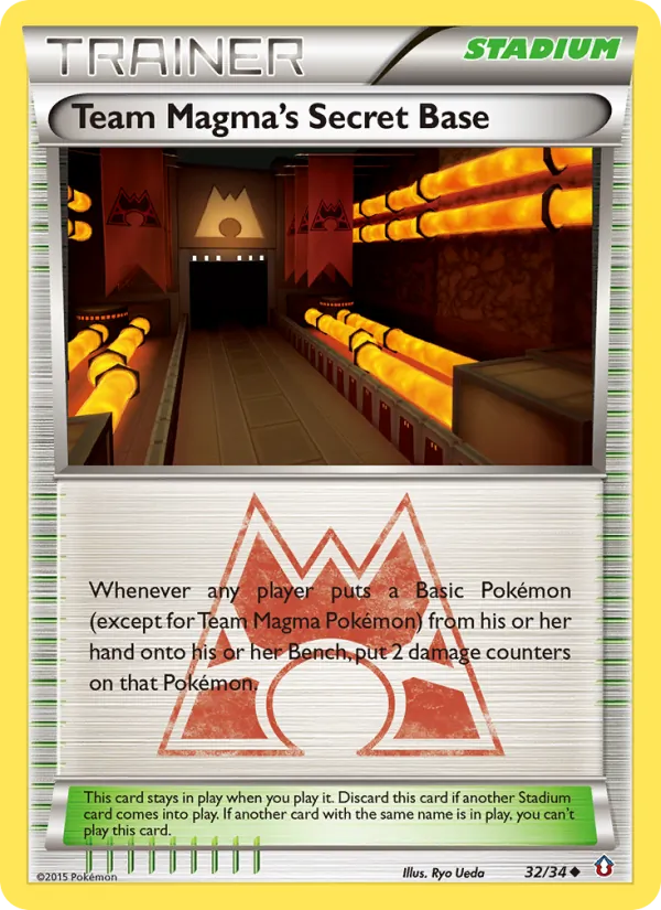 Carta Team Magma's Secret Base