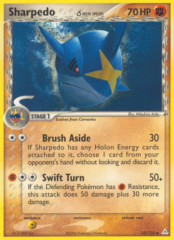 Carta Sharpedo δ