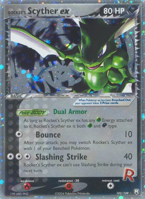 Carta Rocket's Scyther ex