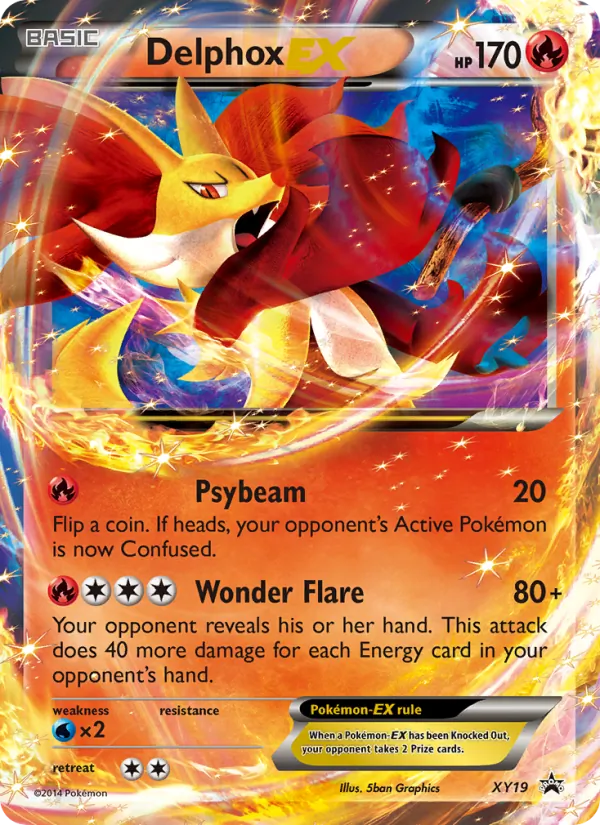 Carta Delphox EX