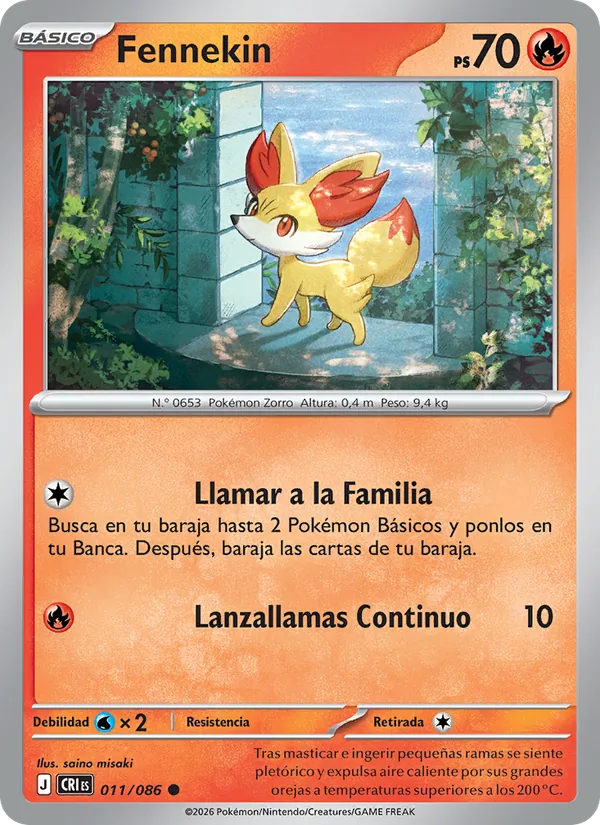 Carta Fennekin
