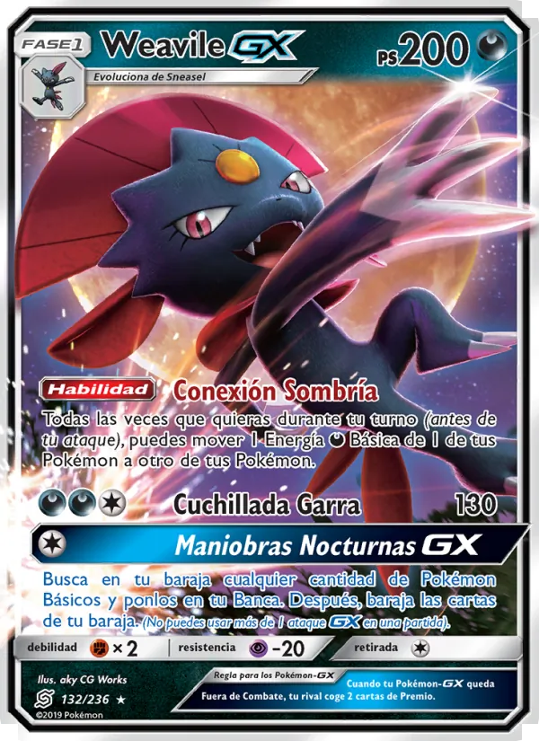 Carta Weavile GX