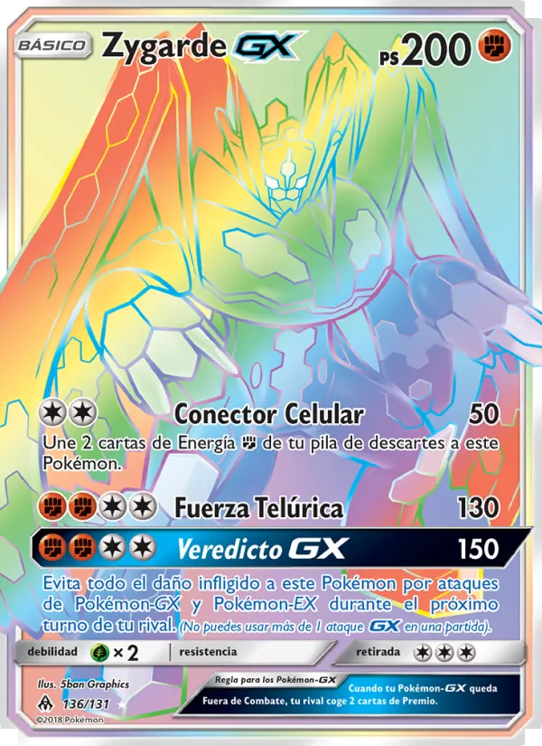 Carta Zygarde GX