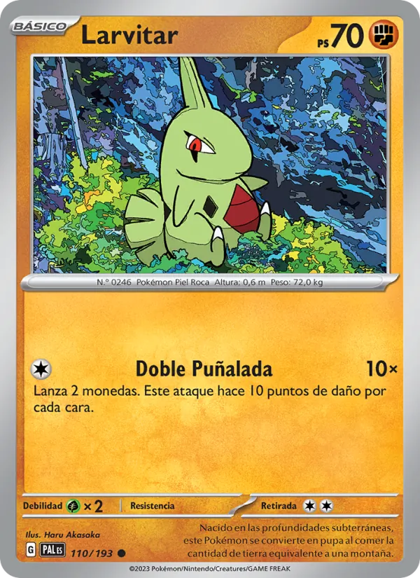 Carta Larvitar