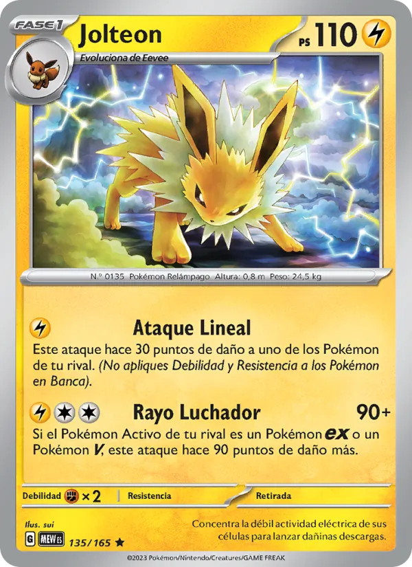 Carta Jolteon