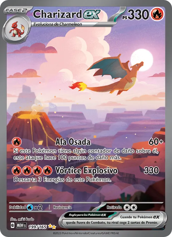 Carta Charizard ex, de 151