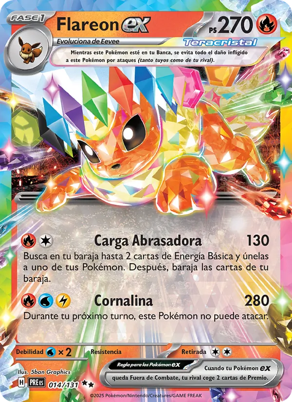 Carta Flareon ex