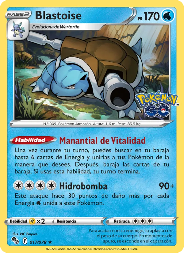 Carta Blastoise
