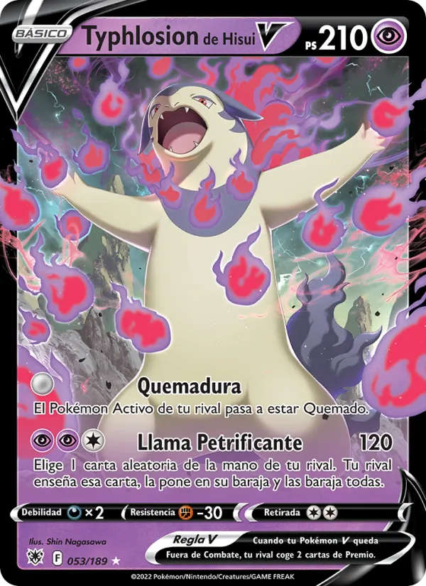 Carta Typhlosion de Hisui V