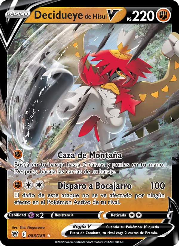 Carta Decidueye de Hisui V