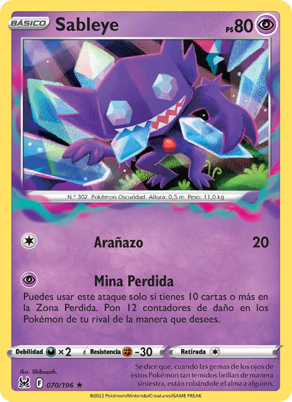 Carta Sableye