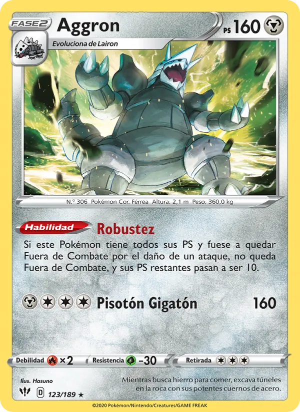 Carta Aggron