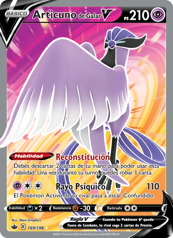 Carta Articuno de Galar V