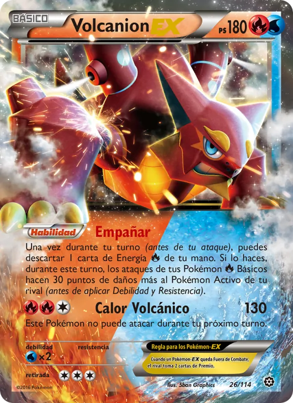 Carta Volcanion EX