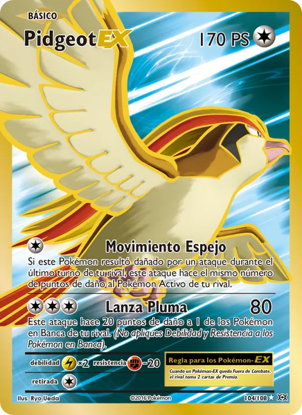Carta Pidgeot EX