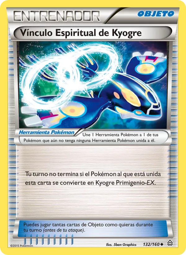 Carta Vínculo Espiritual de Kyogre