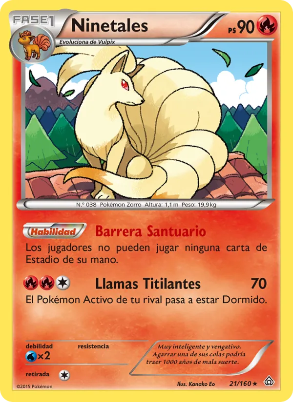 Carta Ninetales