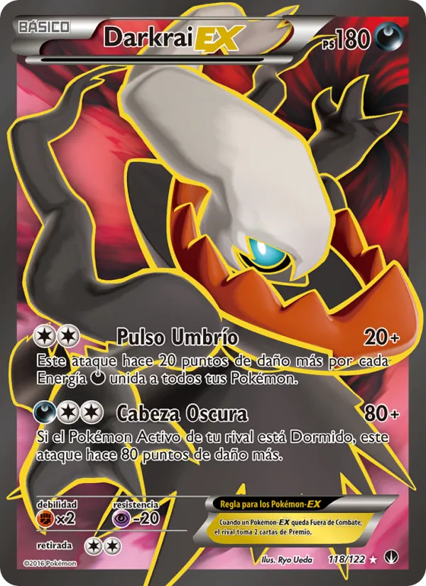 Carta Darkrai EX
