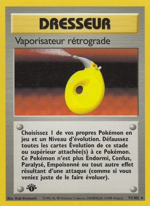 Carta Vaporisateur rétrograde