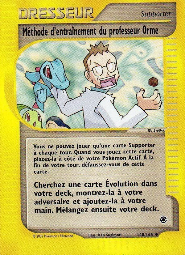 Carta Méthode d'entraînement du professeur Orme