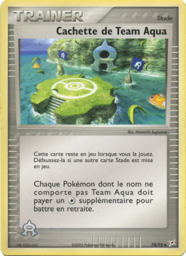 Carta Cachette de Team Aqua