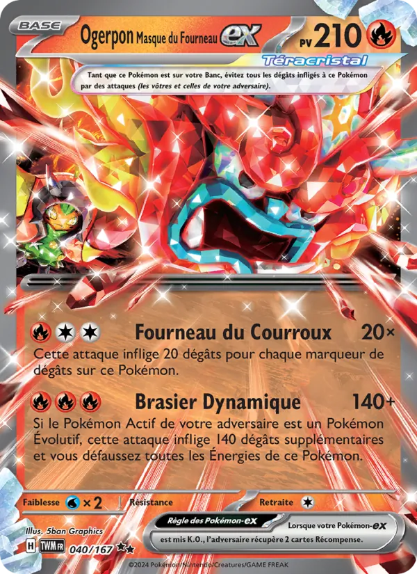 Carta Ogerpon Masque du Fourneau-ex