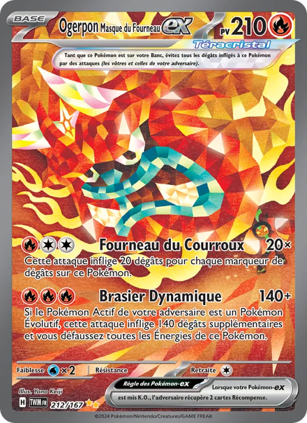 Carta Ogerpon Masque du Fourneau-ex