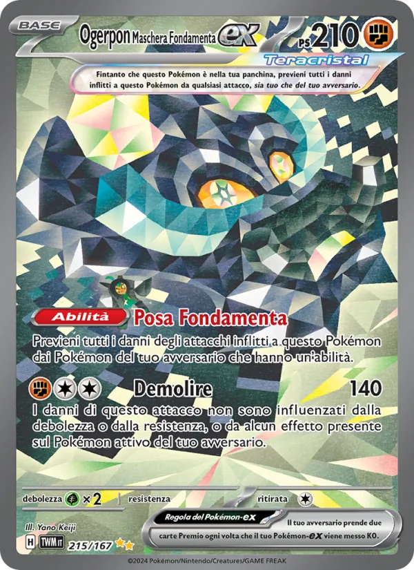 Carta Ogerpon Maschera Fondamenta-ex
