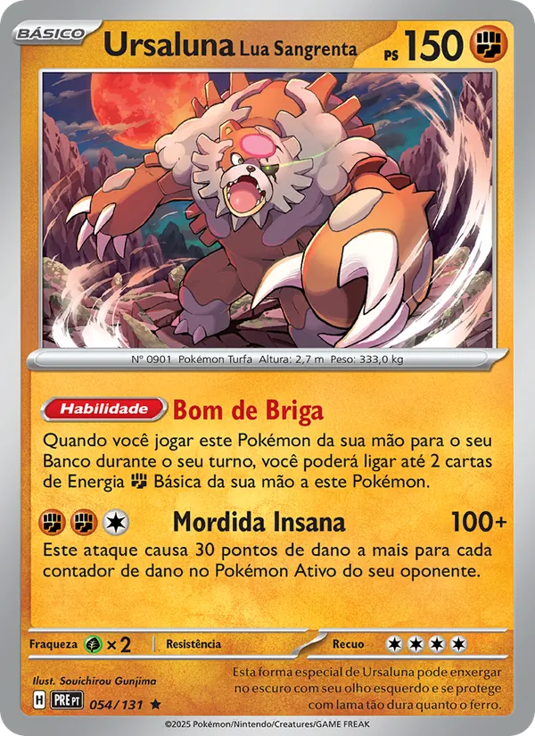 Carta Ursaluna Lua Sangrenta
